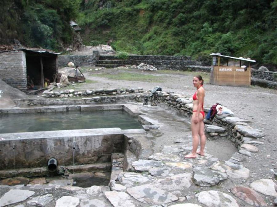 Hot spring in Tatopani